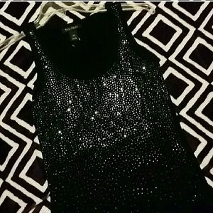 White House blk market sparkle top